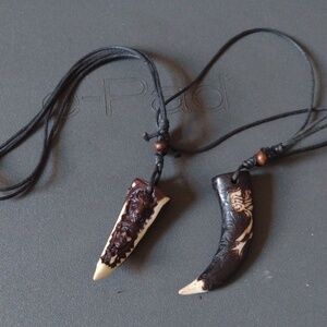 Handmade wooden necklaces